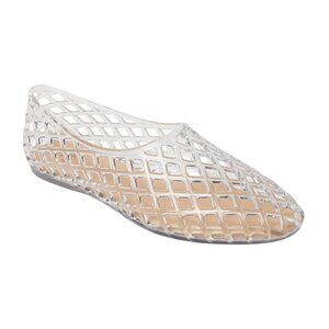 NWT A New Day Womens Yuri Jelly Flats 93708088 Clear 8.5M